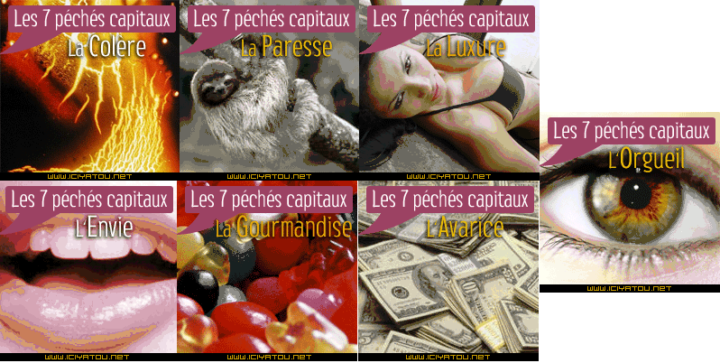 les 7 péchés capitaux du blog !!